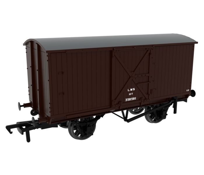 Diagram 17B Covered Van LMS Bauxite (Post 1936) 358581