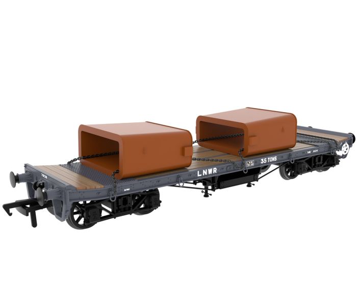 35t Rectank Wagon LNWR Grey (Mould Load) 79139
