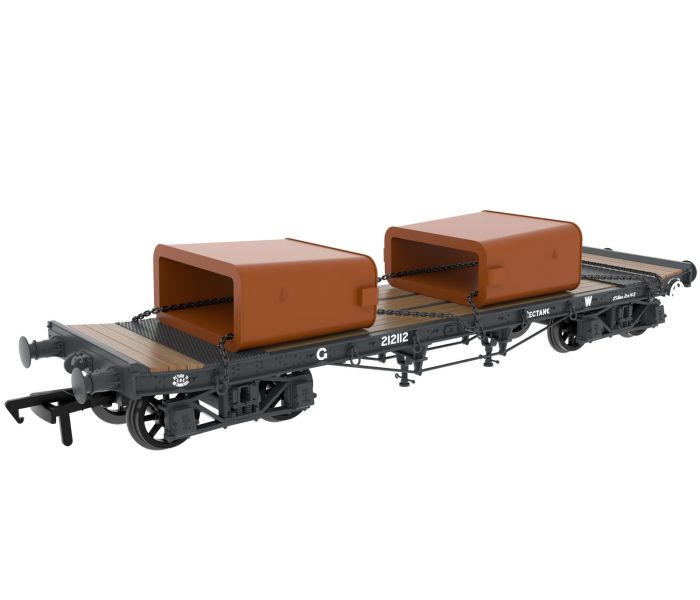 35t Rectank Wagon GWR 1940s Grey (Mould Load) 212112