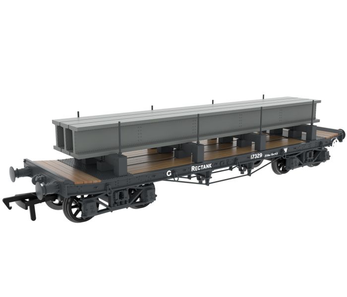 35t Rectank Wagon GWR 1940s Grey (Mould Load) 17329