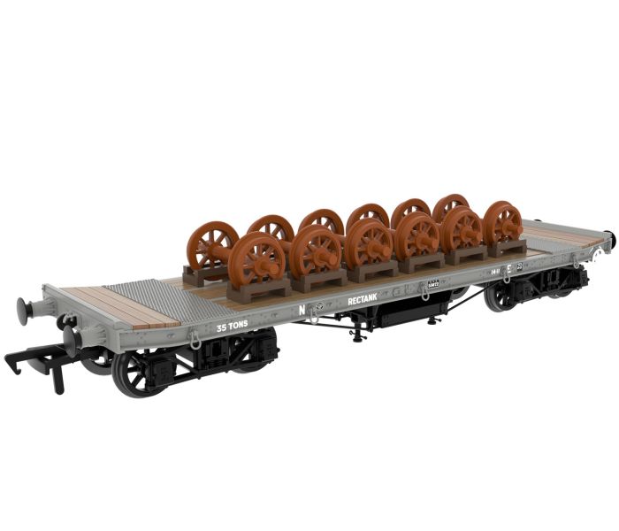 35t Rectank Wagon LNER Grey (Wheel Load) 55072