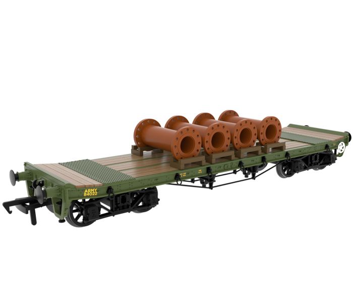35t Rectank Wagon Army Green (Pipe Load) 84022