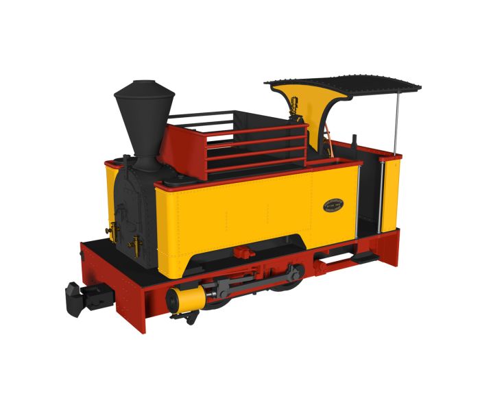 Sirdar 0-4-0 Long Tank Plain Yellow