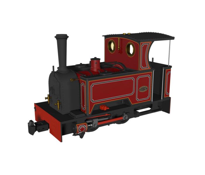 Sirdar 0-4-0 Short Tank FR Lined Red