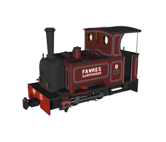 Sirdar 0-4-0 Short Tank G.Fawkes Lined Maroon