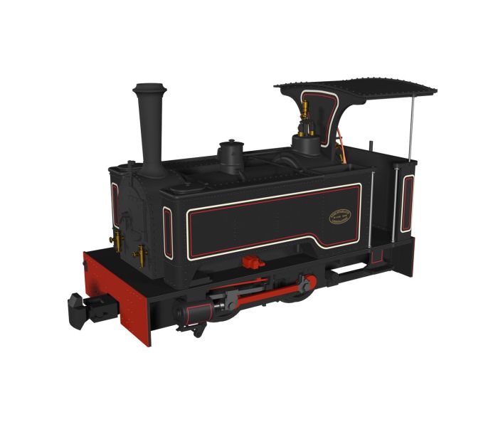 Sirdar 0-4-0 Long Tank Lined Black (DCC-Fitted)