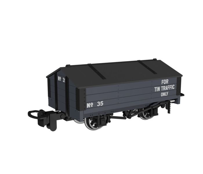 Peaked Roof Van Dark Grey 'Tin' No.35