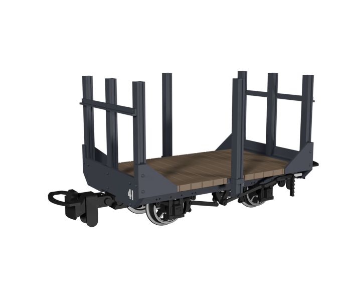 Stake Wagon Plain Dark Grey No.41
