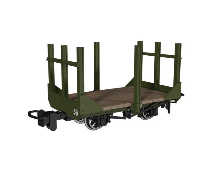 Stake Wagon Plain Green No.59