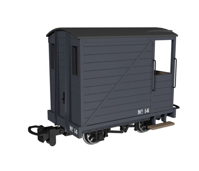 Single Veranda Brake Van Plain Dark Grey No.14