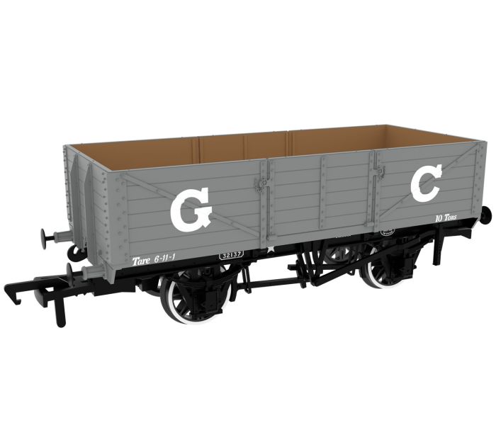 Diagram 9A/9B 6 Plank Wagon GCR Grey 32137