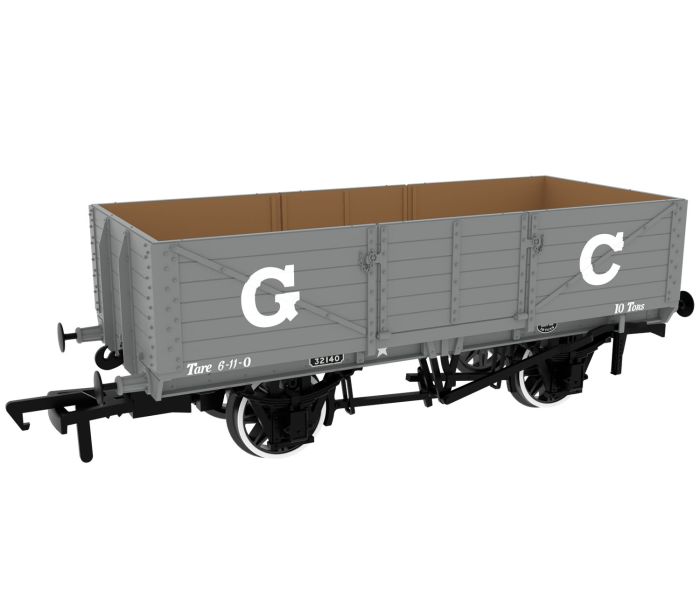 Diagram 9A/9B 6 Plank Wagon GCR Grey 32140