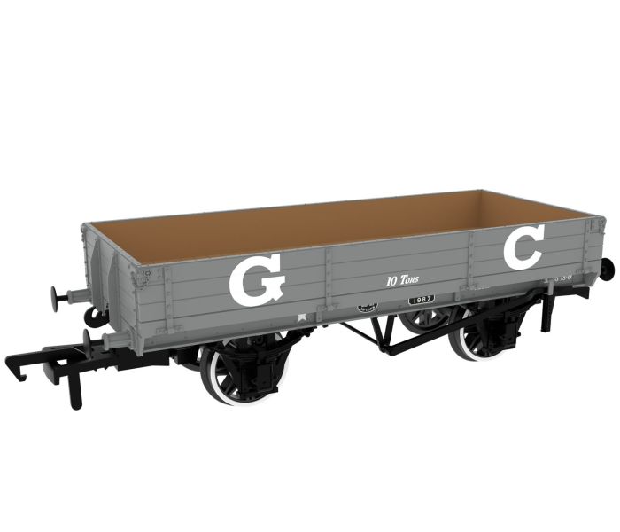Diagram 6C 3 Plank Open Wagon GCR Grey 1987