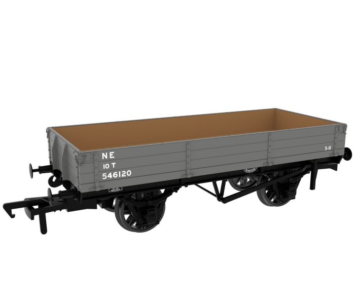 Diagram 6C 3 Plank Open Wagon LNER Grey (Post 1936) 546120
