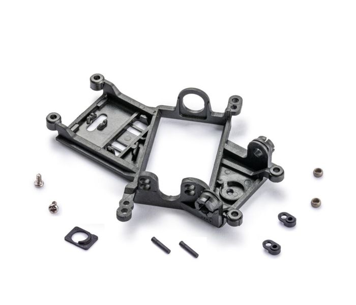 AW Motor Mount 1mm Offset EVO6 Carbon Fibre