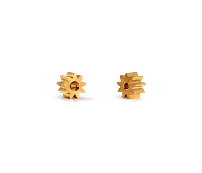 Brass Pinions 9 Teeth 6mm (Internal 1.5mm)
