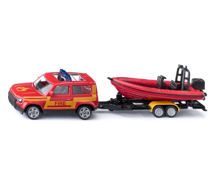 Land Rover Defender w/Boat