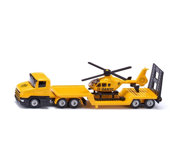 Police Low Loader w/Helicopter
