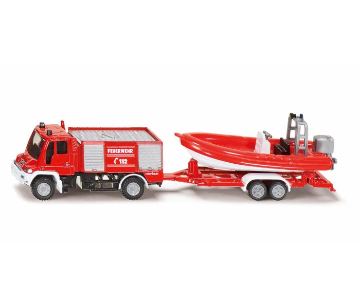 Unimog Fire Engine w/Boat