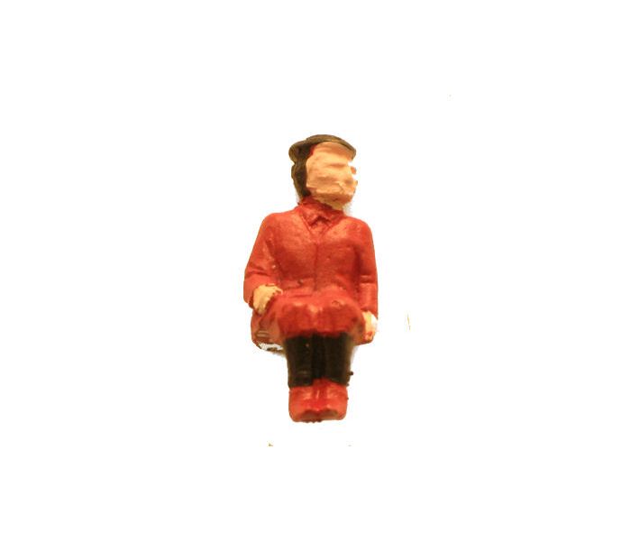 Seated Female Passenger Figure