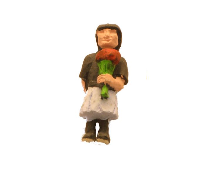 Girl with Flowers Figure
