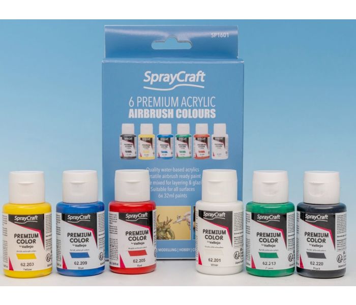 Acrylic Paint Set (6 x 32ml Colours)
