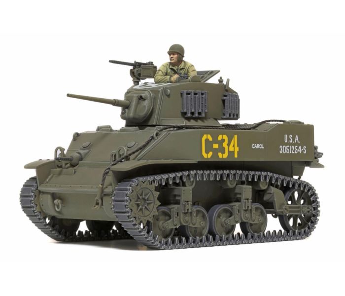 US M5A1 Stuart Light Tank (1:48 Scale)