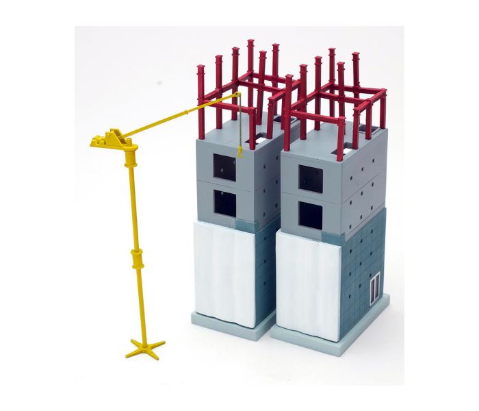 30196 Modern High Rise Building Under Construction