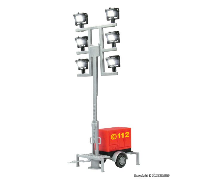 eMotion Fire Brigade Portable Lighting Trailer LED White