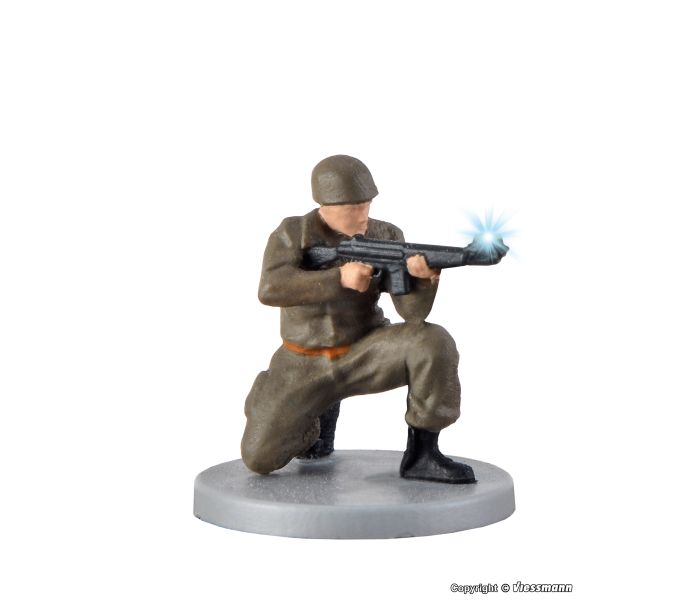 eMotion Kneeling Soldier Firing