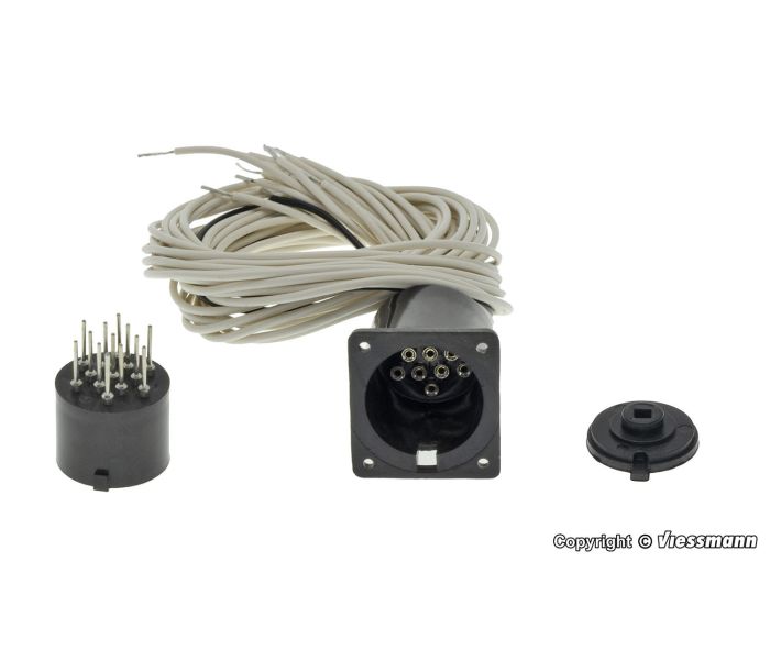 13 Pin Cylinder Plug with Connection Cables