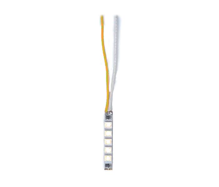 Mini LED Light Strips 2.3mm Wide w/5 x White LEDs (4)