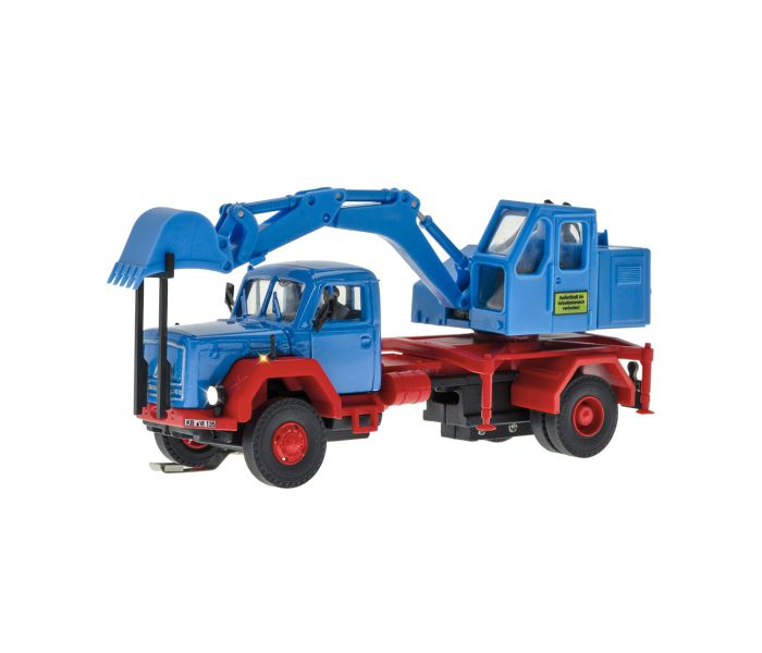 CarMotion Magirus Deutz 230 D 16 2 Axle Truck w/Excavator