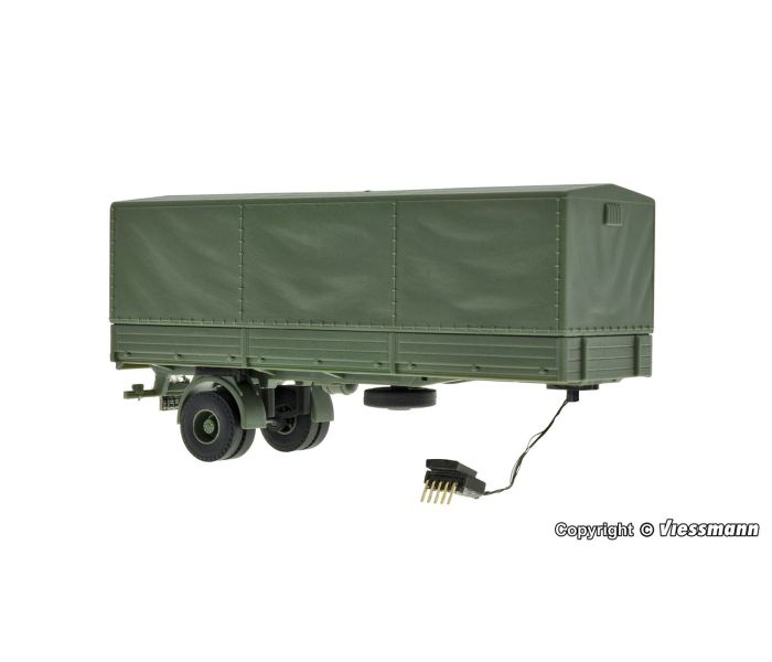 CarMotion 1 Axle Curtainside Semitrailer Military