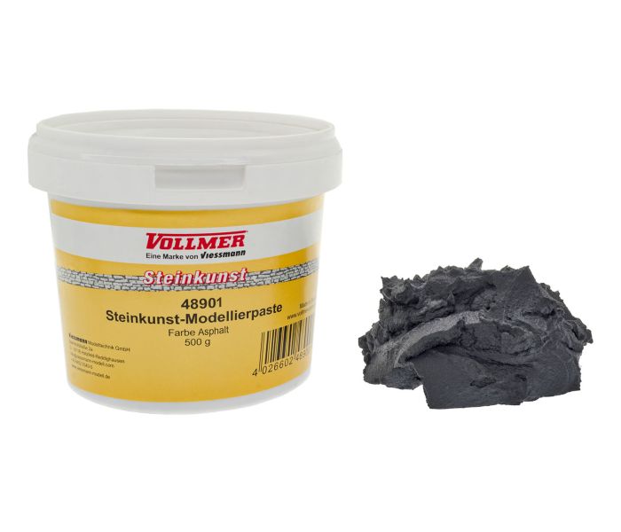 Stone Art Asphalt Coloured Modelling Paste (500g)