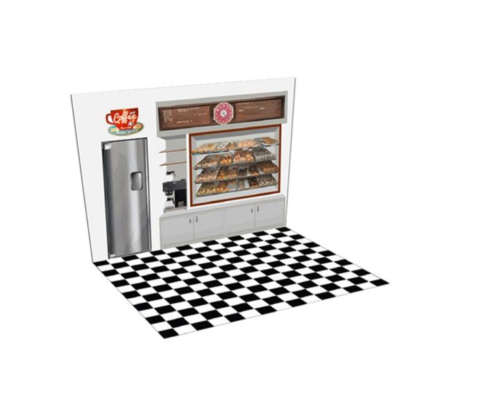 Spaces Hole In One Donut Shop Interior Kit