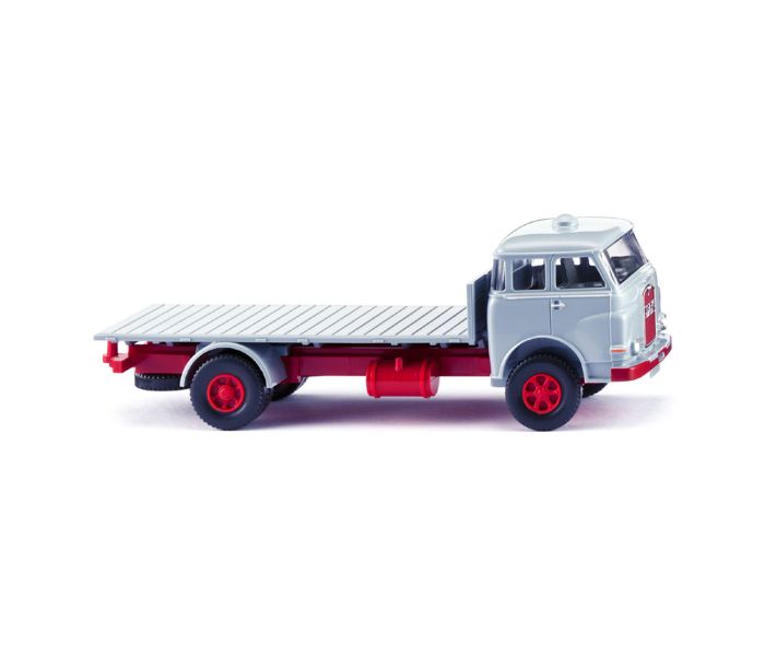 MAN Pausbacke Flatbed Truck Silver Grey 1960-67