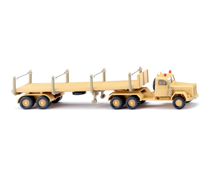 Magirus Uranus Stanchion Trailer Truck Sand Yellow 1957-71