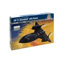 Maquette ITALERI 1/72 – SR-71 Blackbird Avec Drone – Kit Plastique à Assembler Et Peindre