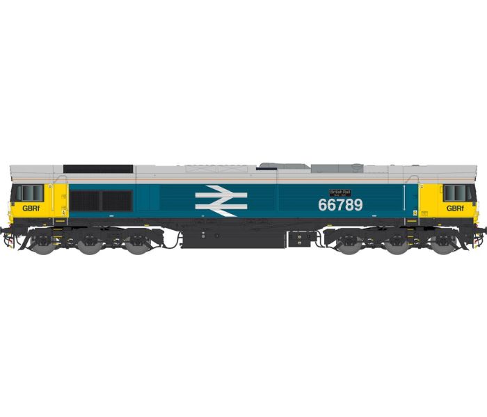 Class 66 789 GBRf BR Large Logo Blue