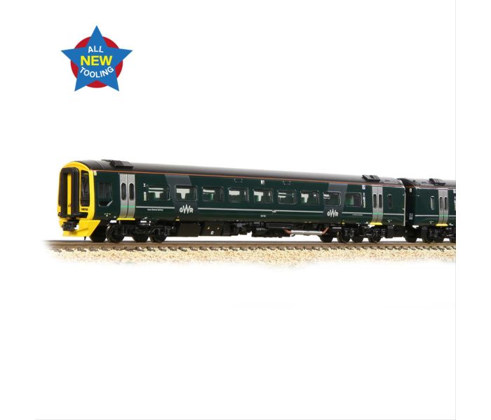 Class 158 750 2 Car DMU GWR Green