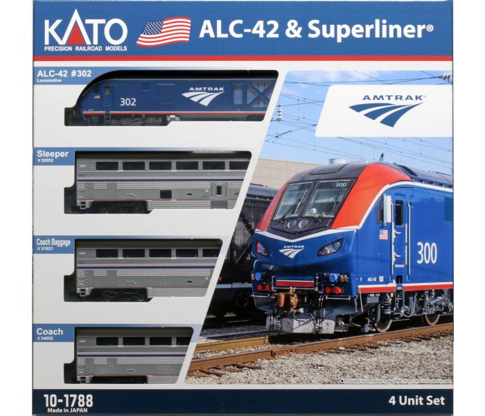 ALC-42 Charger Amtrak Superliner Train Pack (DCC-Fitted)