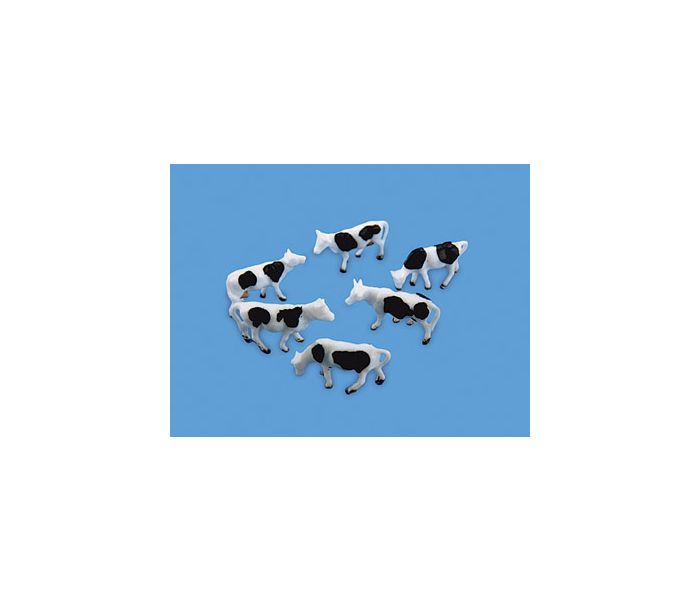 Unpainted Cows Figure Set