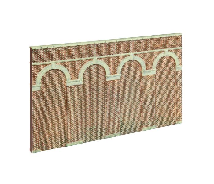 Skaledale High Retaining Walls Red Brick 2pc(Pre-Built)