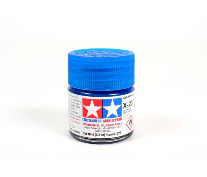 X23 Clear Blue Acrylic Paint 10ml