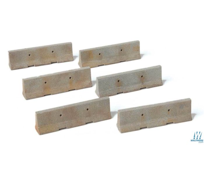 Concrete Road Barriers (24) Kit