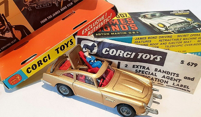 Bond Cars In Miniature
