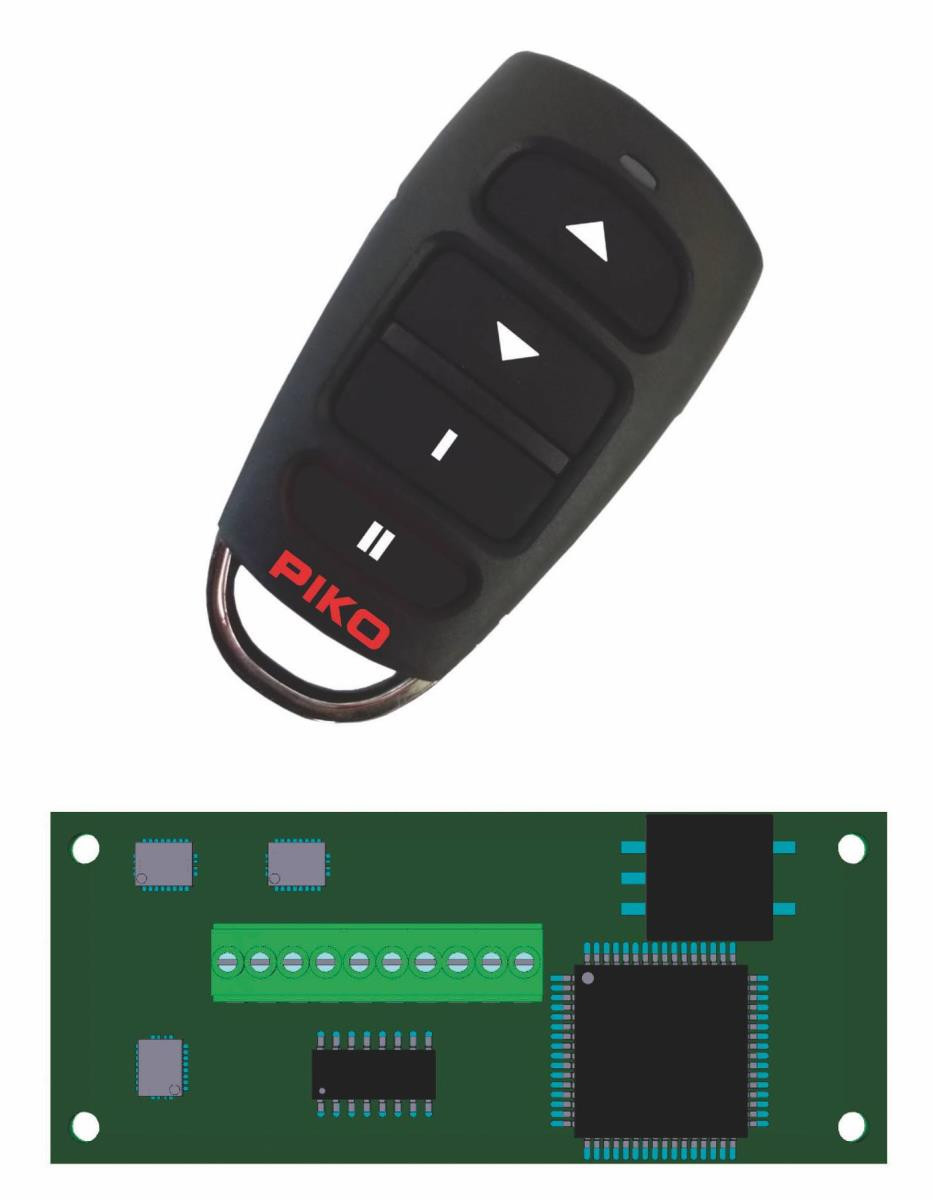 Piko Radio Control Receiver with Pocket Remote