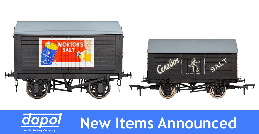 Dapol March Announcements: New Salt Wagons 