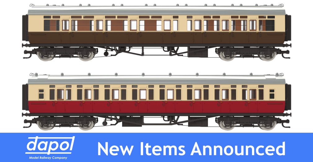 Dapol Announce New Toplight Coaches